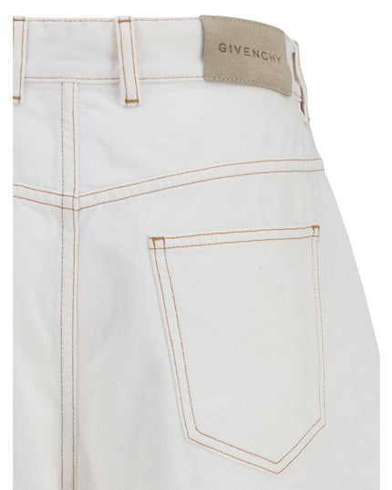 Givenchy White Cotton Jeans Denim