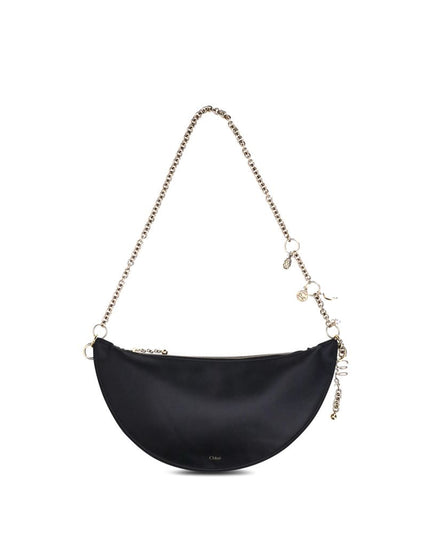 Chloé Black Calf Leather Bos Taurus Shoulder Bag