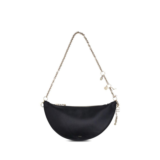 Chloé Black Calf Leather Bos Taurus Shoulder Bag