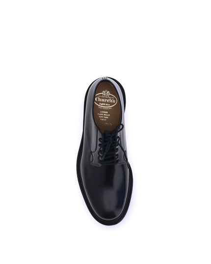 Church's Black Calf Leather Bos Taurus Oxfords And Derbies