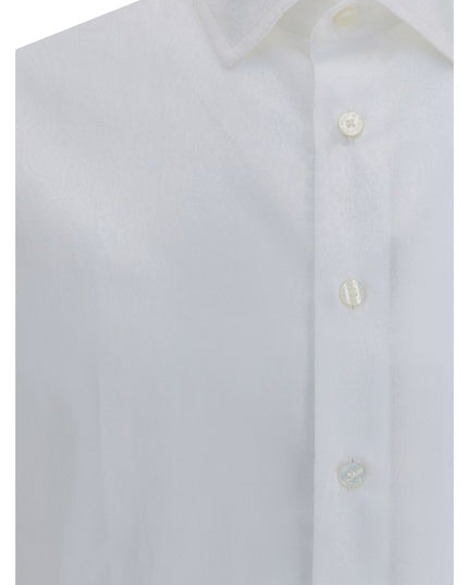 Etro White Cotton Dress Shirt