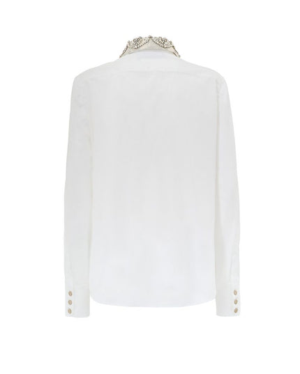 Gucci White Cotton Dress Shirt