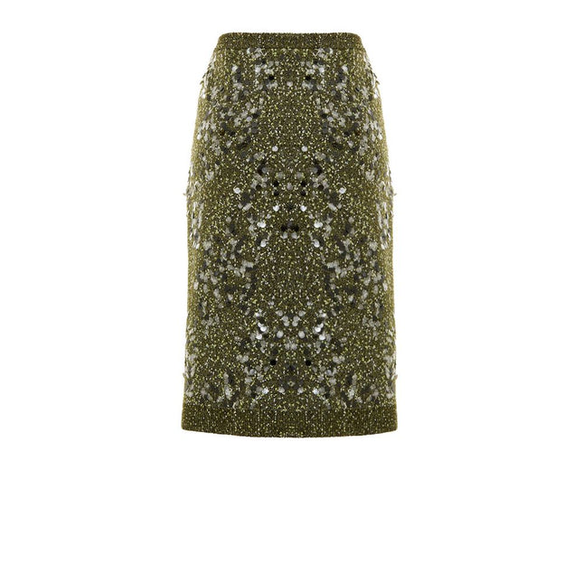 Gucci Green Viscose Mini Skirt