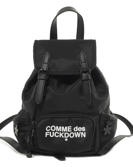 Comme Des Fuckdown Black Nylon Backpack