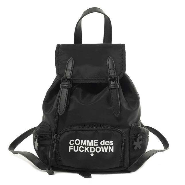 Comme Des Fuckdown Black Nylon Backpack