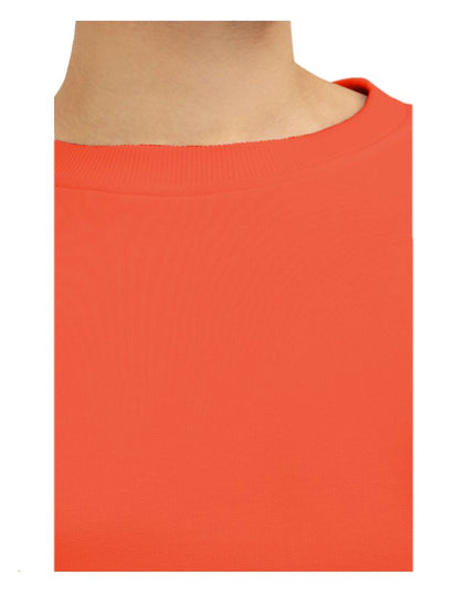 Balmain Orange Cotton Men Sweater