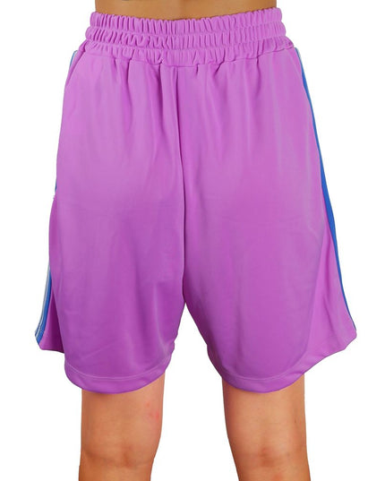 Comme Des Fuckdown Purple Polyester Short