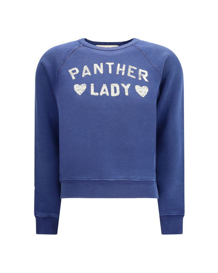 Valentino Blue Cotton Sweatshirt