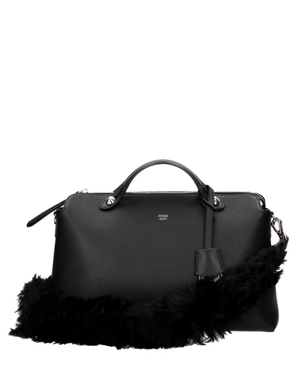 Fendi Black Leather Shoulder Bag