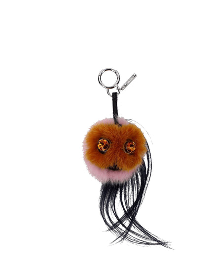 Fendi Brown Fur Keychain