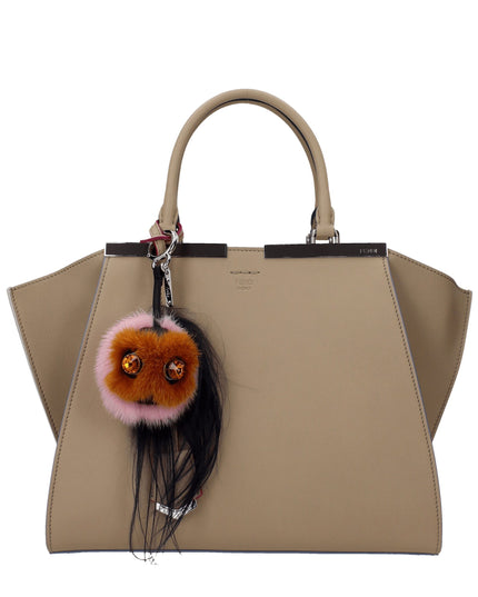 Fendi Brown Fur Keychain