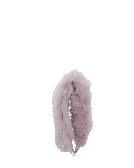 Miu Miu Purple Fur Shoulder Bag