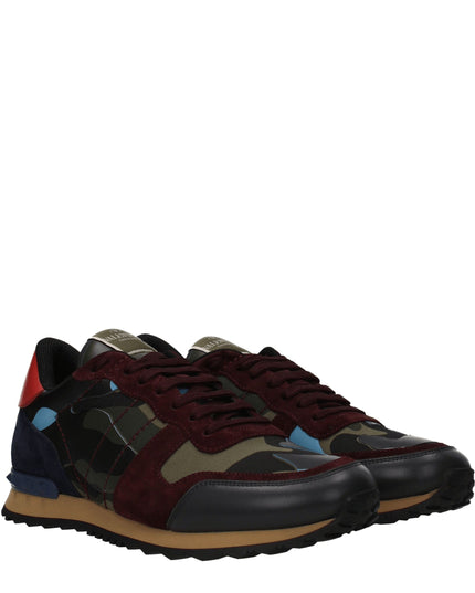 Valentino Garavani Green Leather Athletic Sneakers