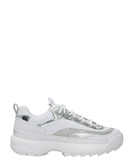 Guess White Polyethylene Chunky Sneakers