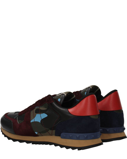 Valentino Garavani Green Leather Athletic Sneakers