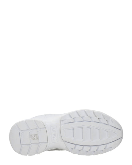 Guess White Polyethylene Chunky Sneakers