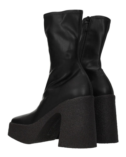 Stella McCartney Black Leather Ankle Boots