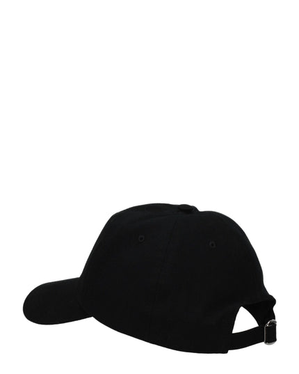 Valentino Garavani Black Cotton Cap (Baseball Hat)