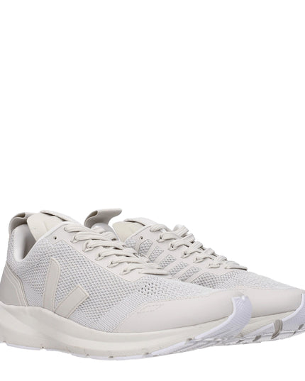 Veja Gray Fabric Athletic Sneakers