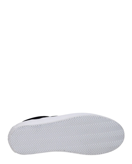 Marcelo Burlon Black Fabric Slip-On Loafers