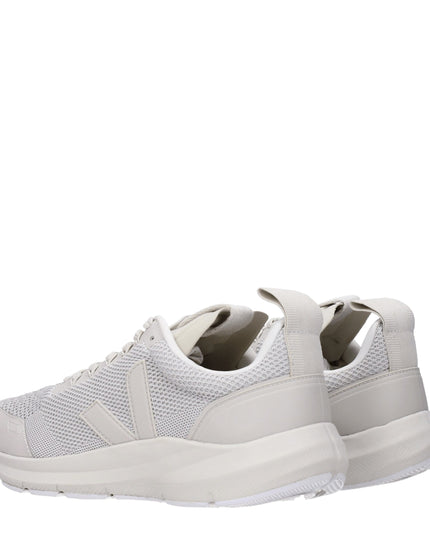 Veja Gray Fabric Athletic Sneakers