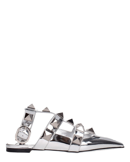 Valentino Garavani Gray Leather Sandals