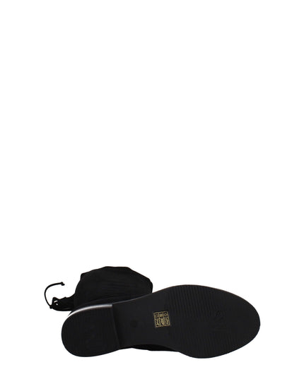 Stuart Weitzman Black Leather Over The Knee