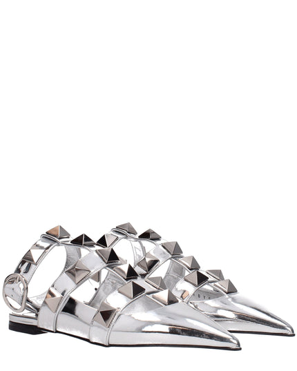 Valentino Garavani Gray Leather Sandals