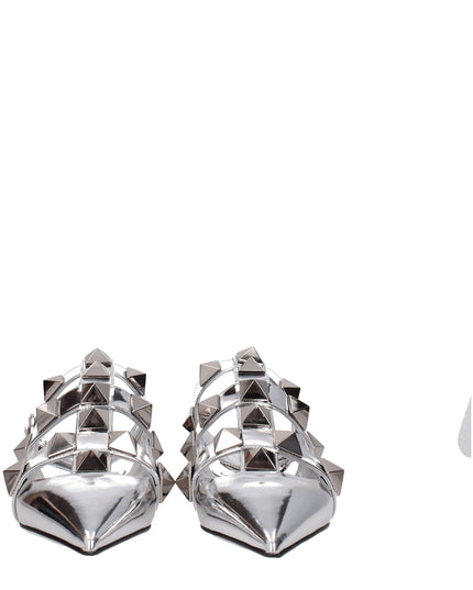 Valentino Garavani Gray Leather Sandals