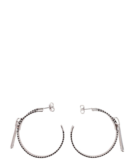 Marc Jacobs Gray Silver Earrings