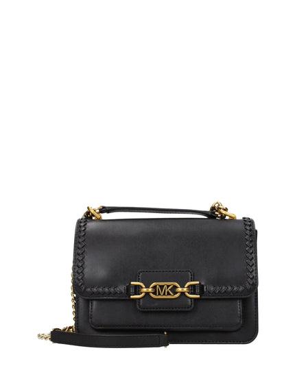 Michael Kors Black Leather Shoulder Bag