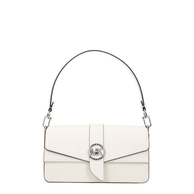 Michael Kors White Leather Handbag
