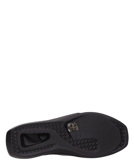 Alyx Black Leather Slippers