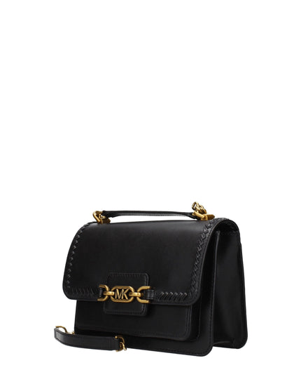 Michael Kors Black Leather Shoulder Bag
