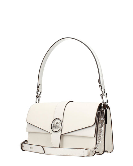 Michael Kors White Leather Handbag