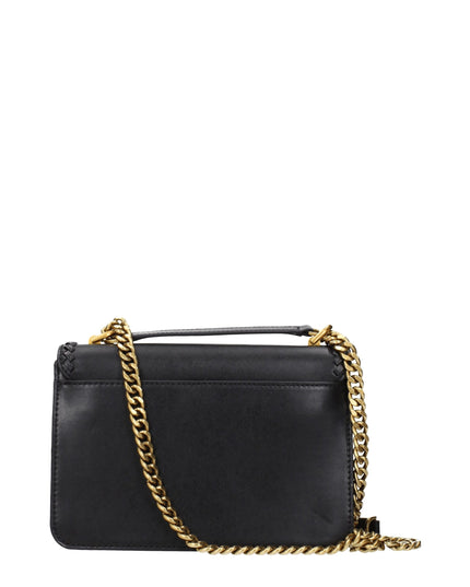 Michael Kors Black Leather Shoulder Bag