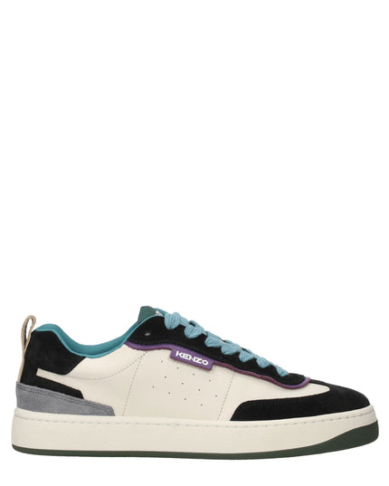 Kenzo Multicolor Leather Low Top Sneakers