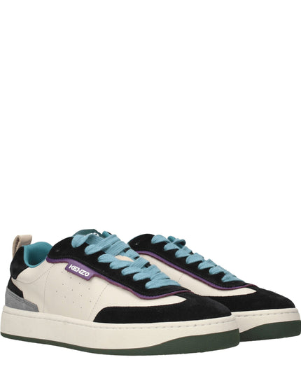 Kenzo Multicolor Leather Low Top Sneakers
