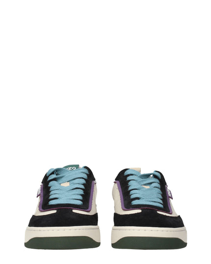 Kenzo Multicolor Leather Low Top Sneakers