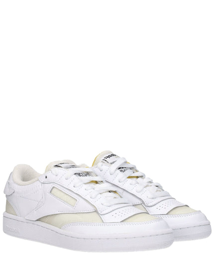 Maison Margiela White Fabric Low Top Sneakers