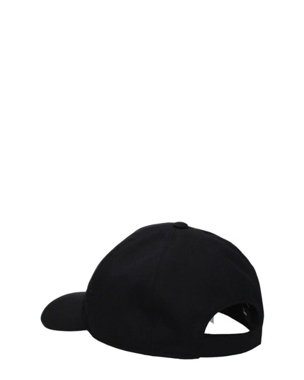 Versace Black Cotton Cap (Baseball Hat)