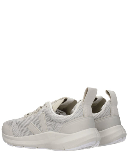 Veja Gray Fabric Athletic Sneakers