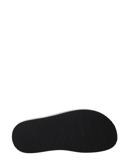 Kenzo Blue Fabric Slippers Sandals