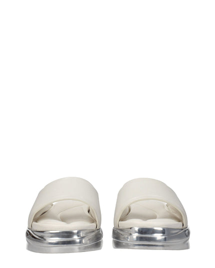 Alyx Gray Leather Slippers
