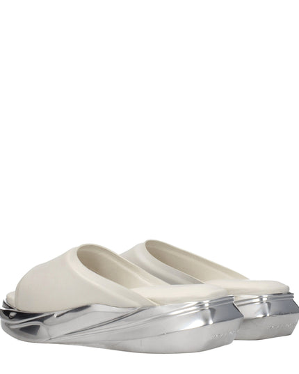 Alyx Gray Leather Slippers