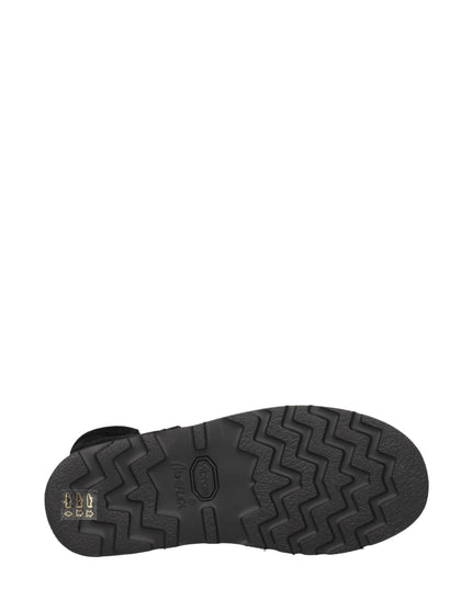 Kenzo Black Leather Ankle Boots