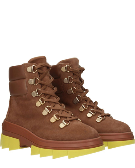 Stuart Weitzman Brown Leather Ankle Boots