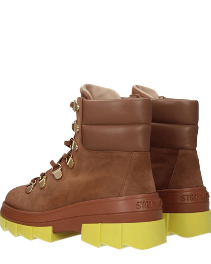 Stuart Weitzman Brown Leather Ankle Boots