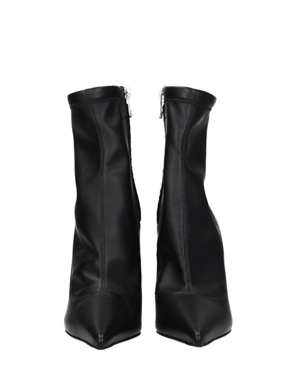 Dolce & Gabbana Black Leather Ankle Boots