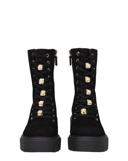 Stuart Weitzman Black Leather Ankle Boots